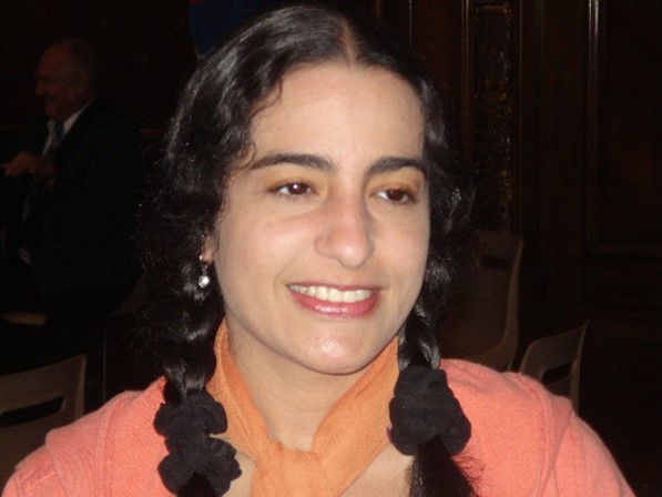 Mirna Jazmine Correa anlässlich der Heiligsprechung-Feiern 2008 in Rom.